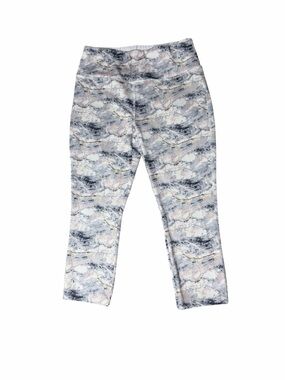 Cali Active Capri Leggings Women’s Large Marble Print Workout Yoga Pants